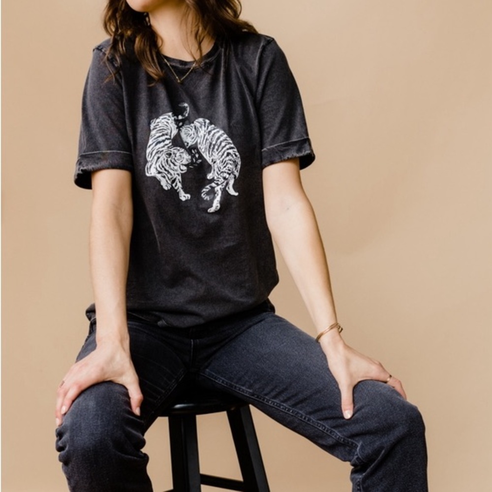 Able Black Graphic T-Shirt